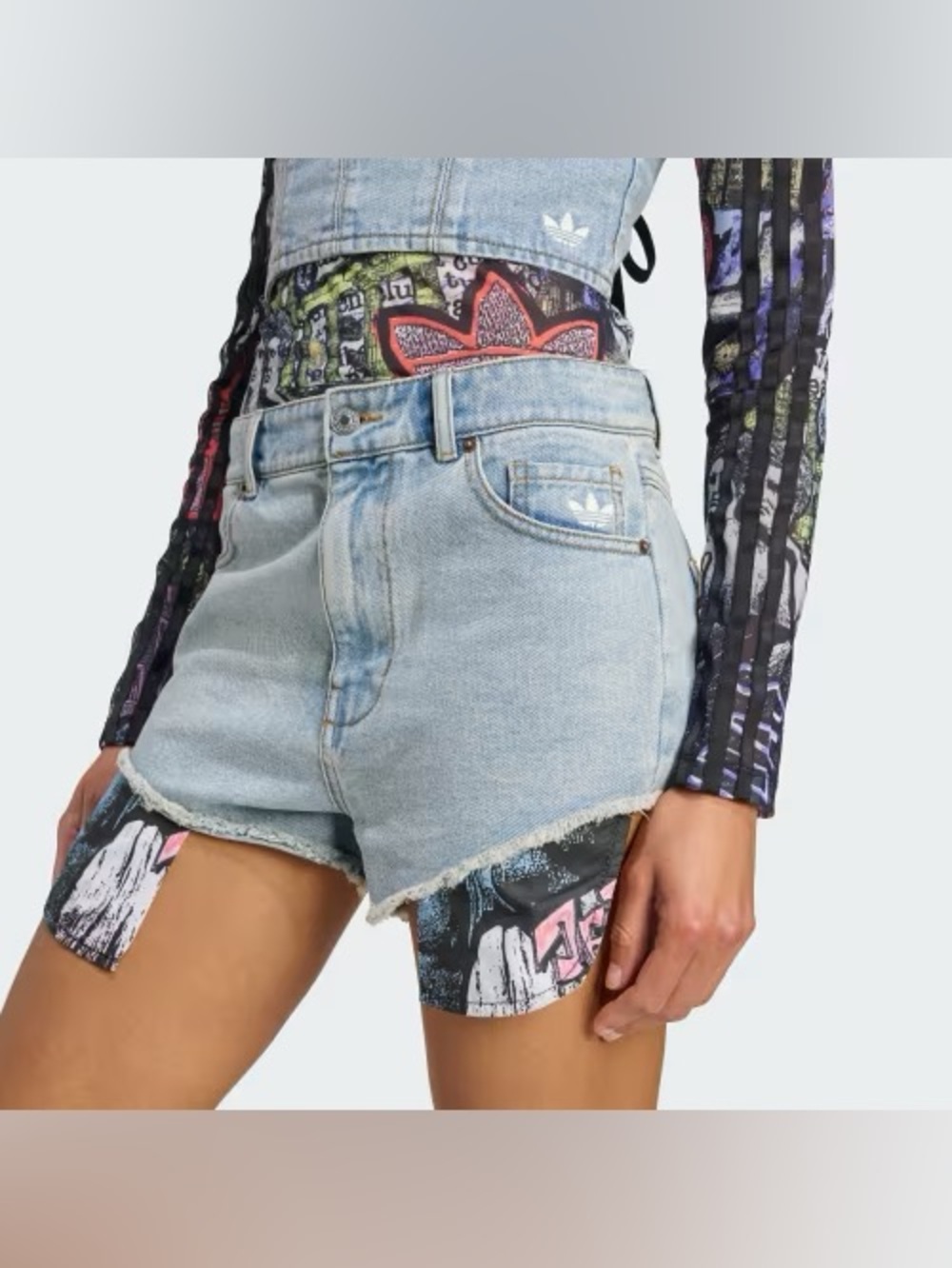 Adidas x Jeremy Scott Denim Shorts